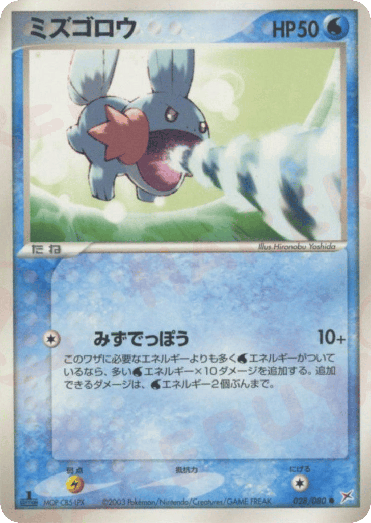 Mudkip — EX Team Magma vs Team Aqua #028 / 80