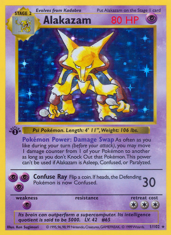 Alakazam — Base #001 / 102