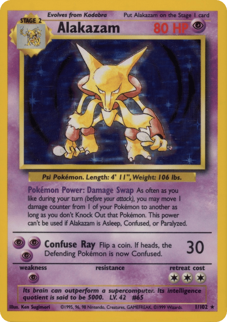 Alakazam — Base #001 / 102