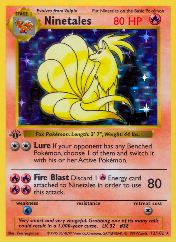 Ninetales — Base #012 / 102