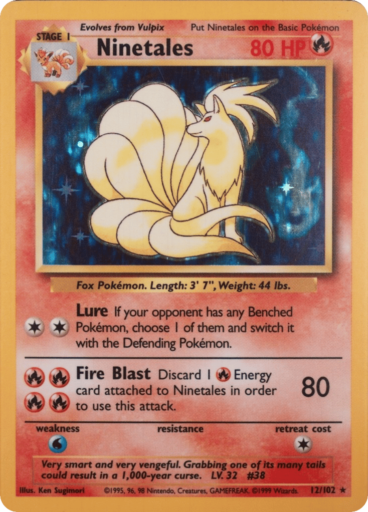 Ninetales — Base #012 / 102