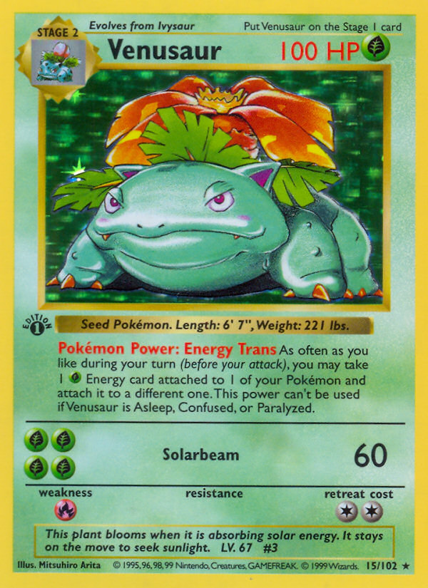 Venusaur — Base #015 / 102