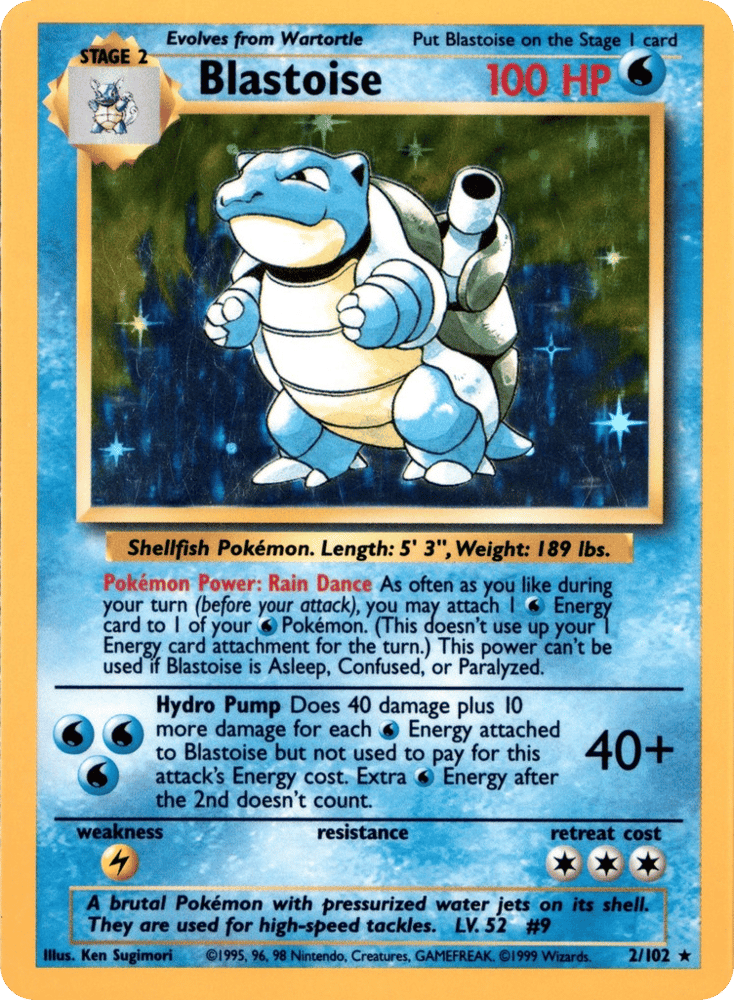 Blastoise — Base #002 / 102