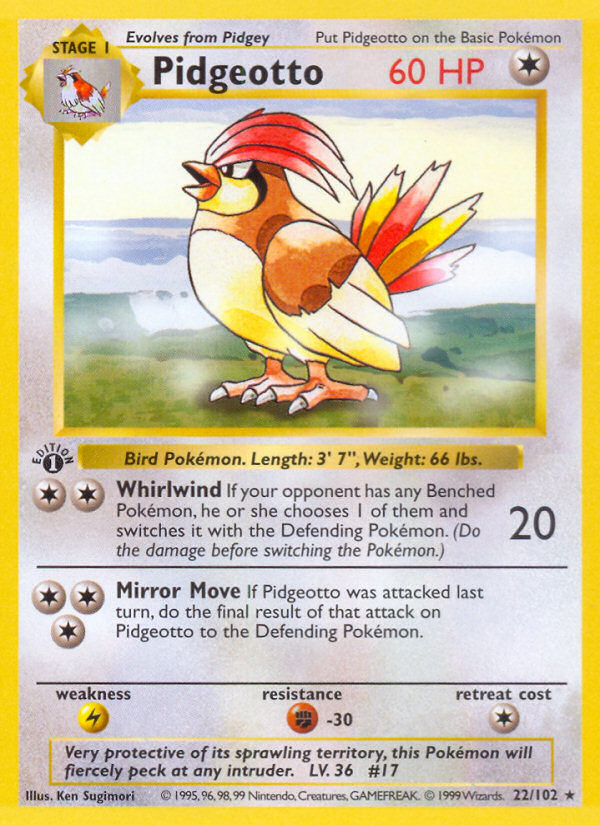Pidgeotto — Base #022 / 102