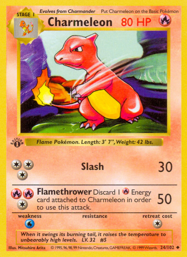Charmeleon — Base #024 / 102