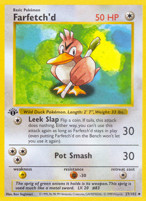 Farfetch'd — Base #027 / 102
