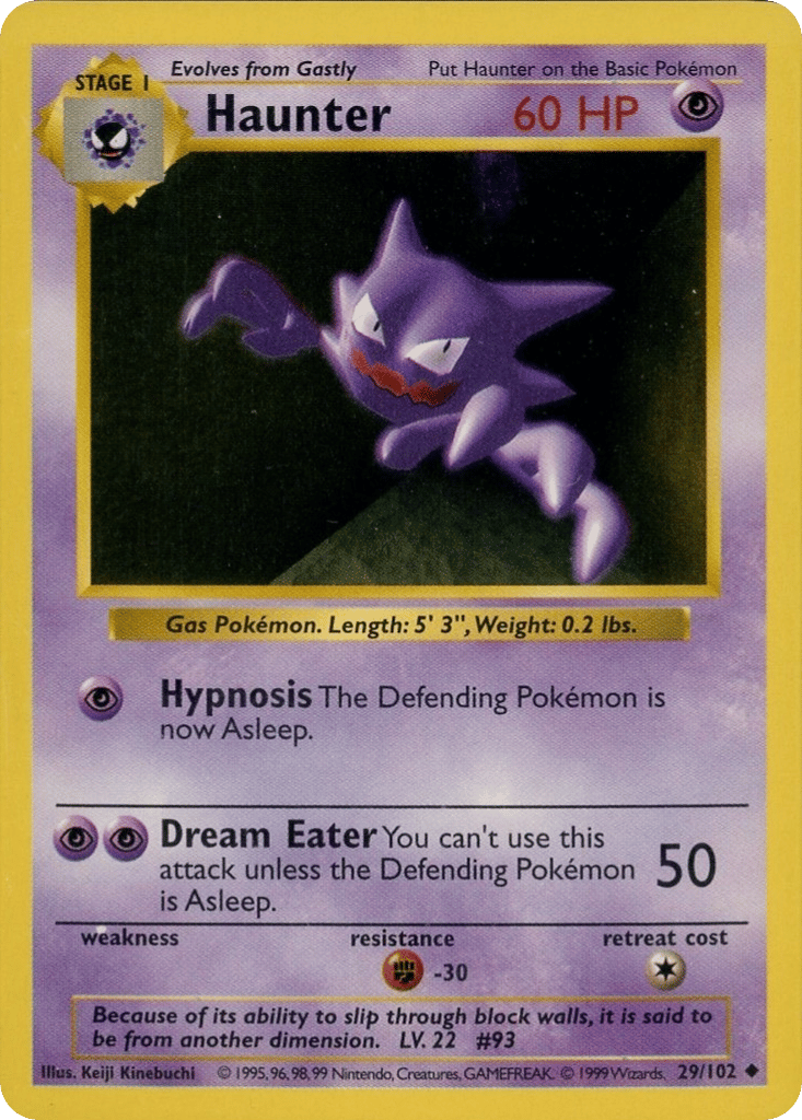 Haunter — Base #029 / 102
