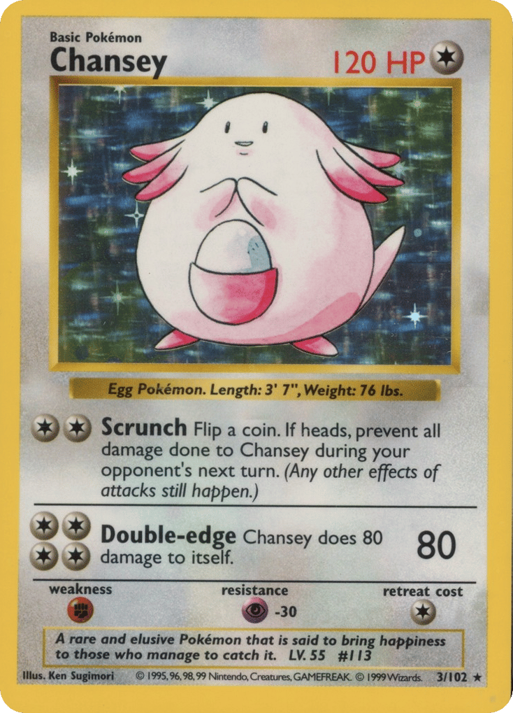 Chansey — Base #003 / 102