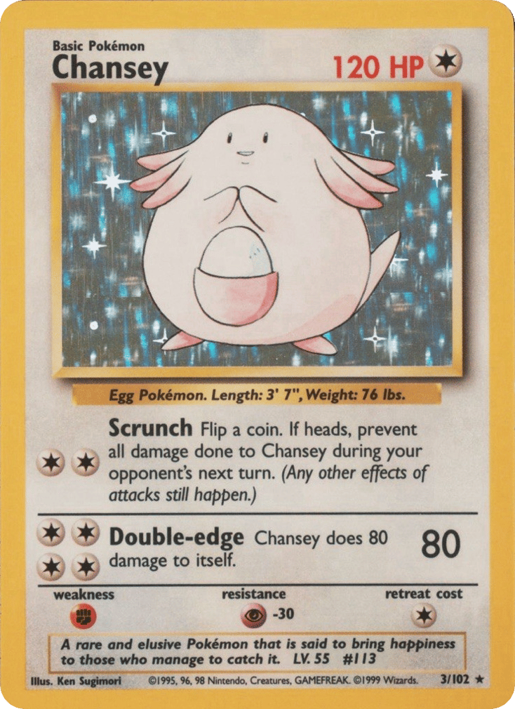Chansey — Base #003 / 102