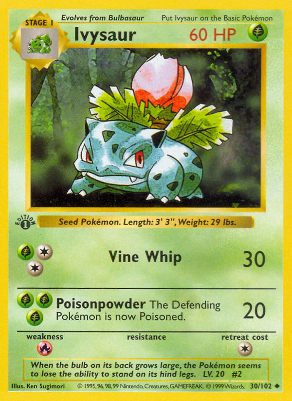 Ivysaur — Base #030 / 102
