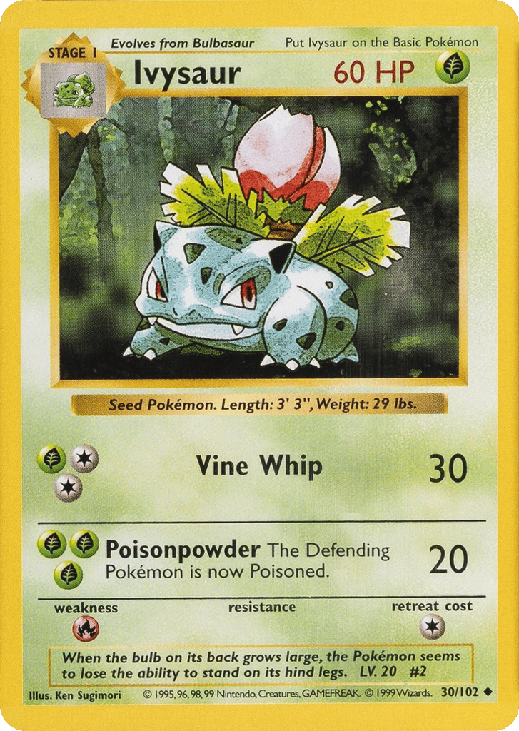 Ivysaur — Base #030 / 102