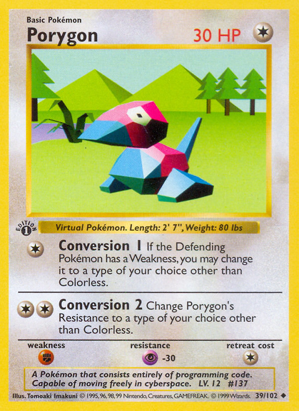 Porygon — Base #039 / 102