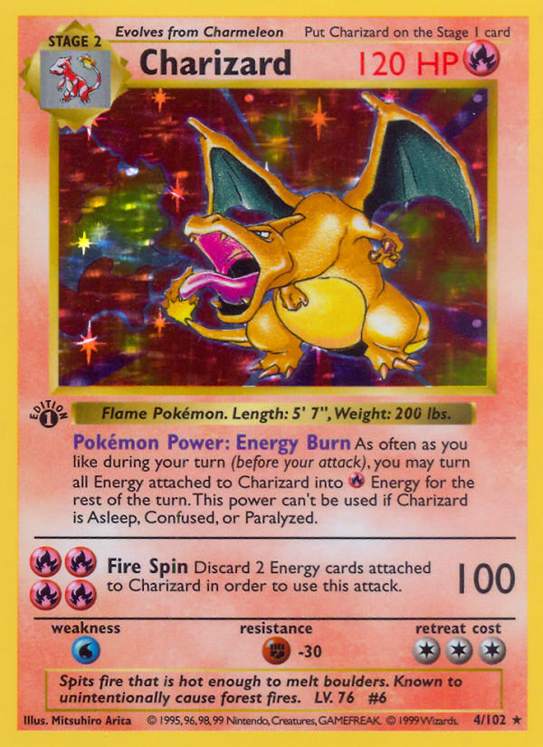 Charizard — Base #004 / 102