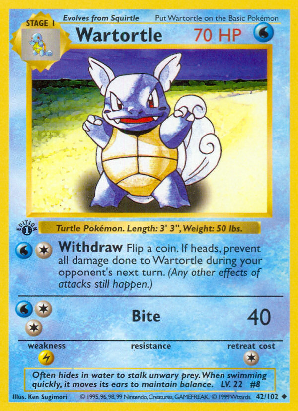 Wartortle — Base #042 / 102
