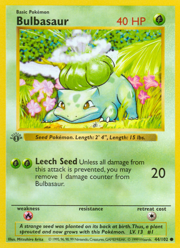 Bulbasaur — Base #044 / 102