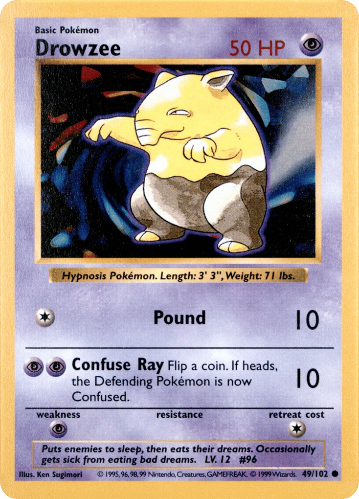 Drowzee — Base #049 / 102