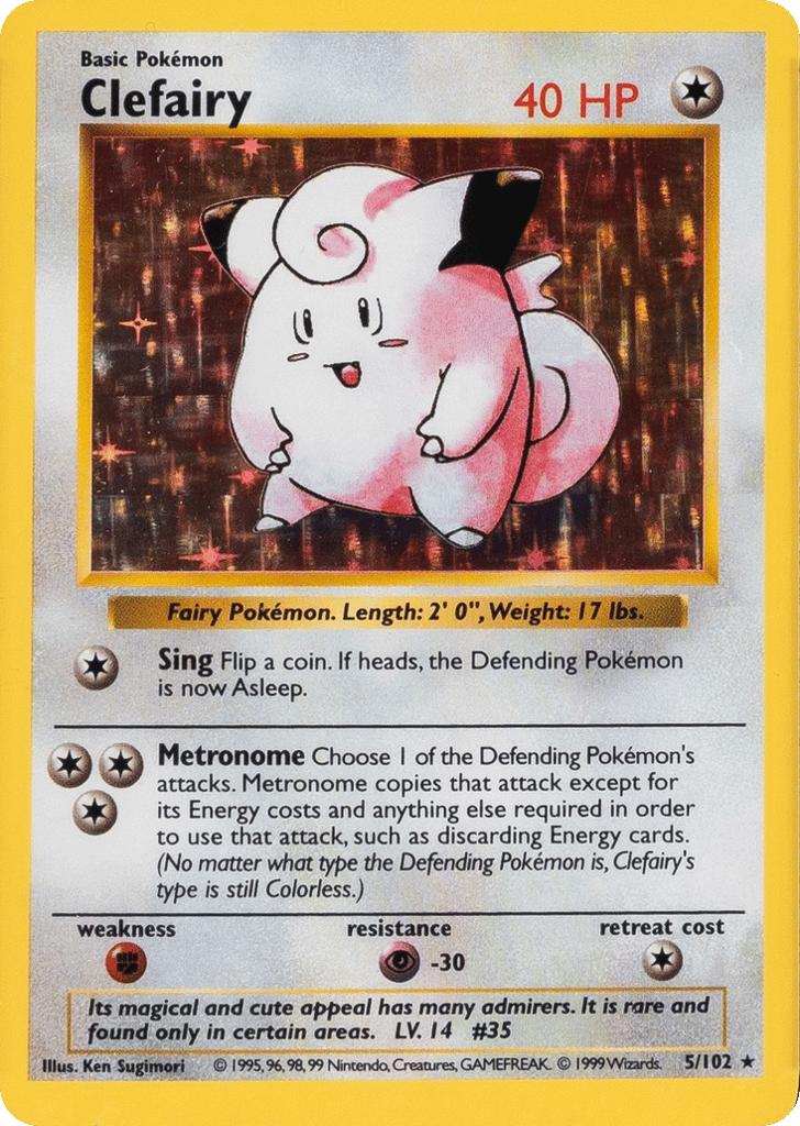 Clefairy — Base #005 / 102