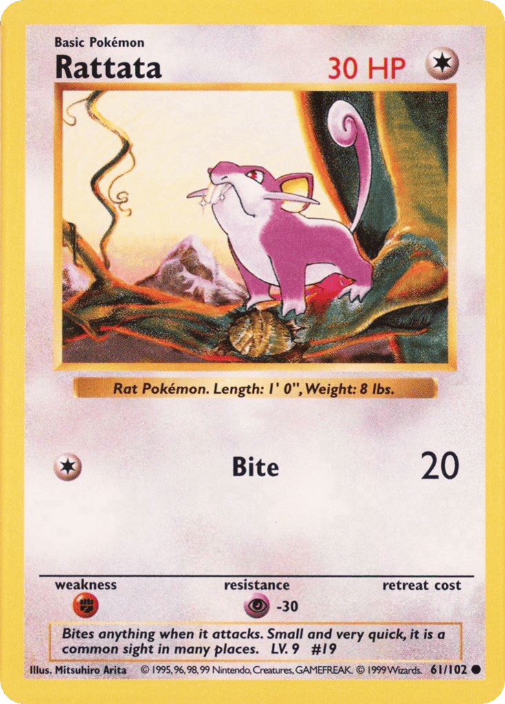Rattata — Base #061 / 102