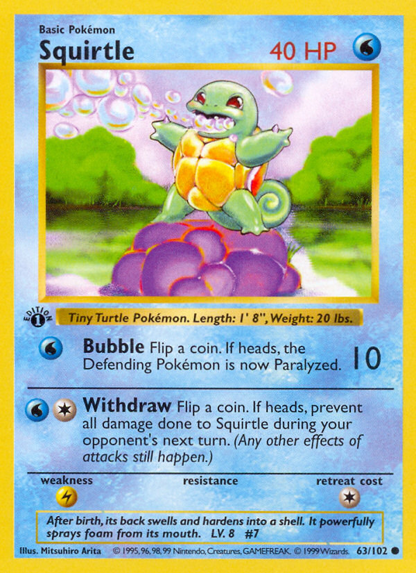 Squirtle — Base #063 / 102