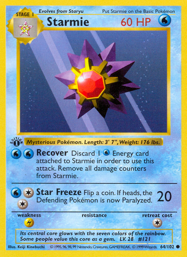 Starmie — Base #064 / 102