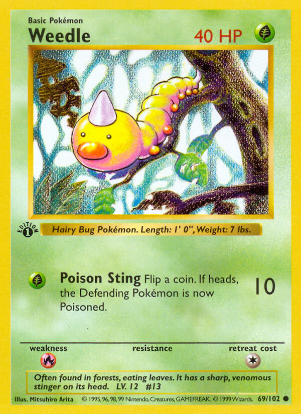 Weedle — Base #069 / 102