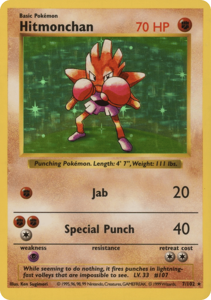 Hitmonchan — Base #007 / 102