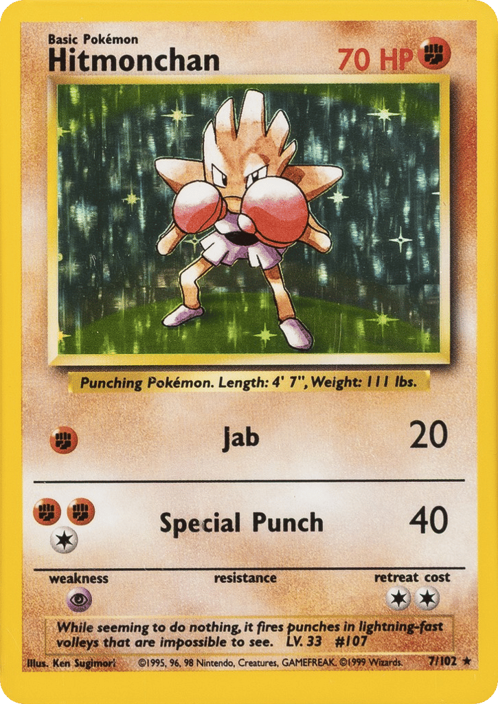 Hitmonchan — Base #007 / 102