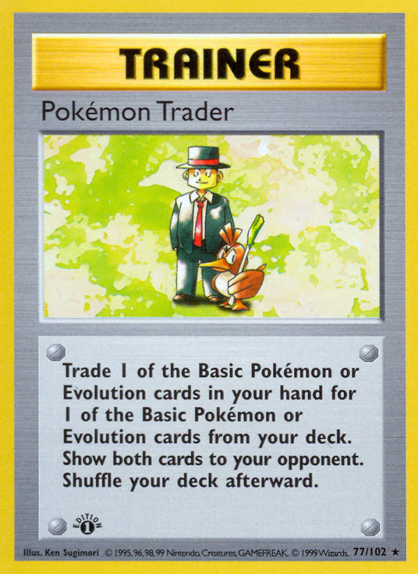 Pokémon Trader — Base #077 / 102