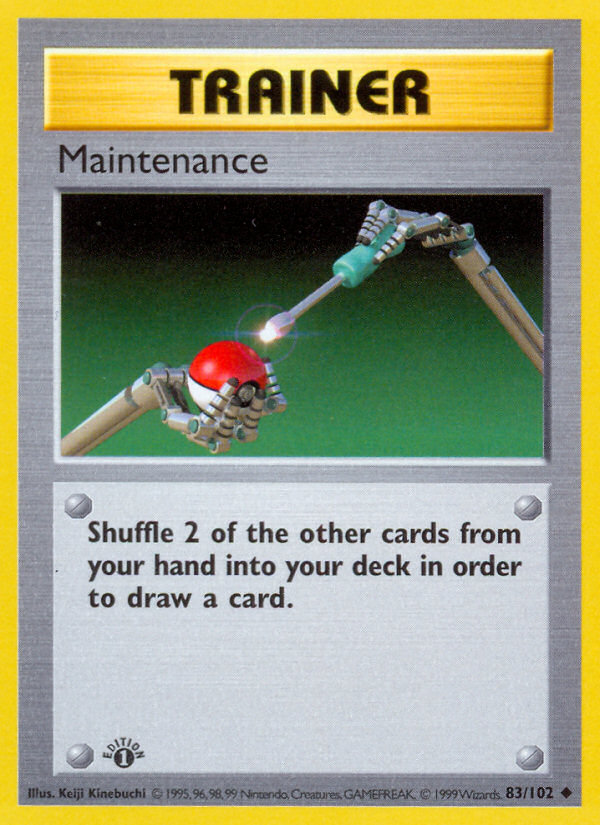 Maintenance — Base #083 / 102