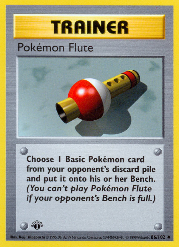 Pokémon Flute — Base #086 / 102
