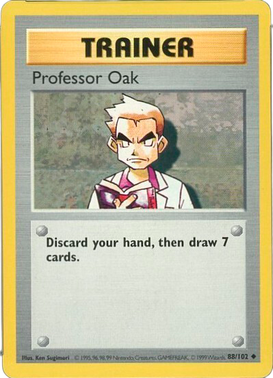 Professor Oak — Base #088 / 102