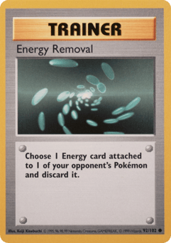 Energy Removal