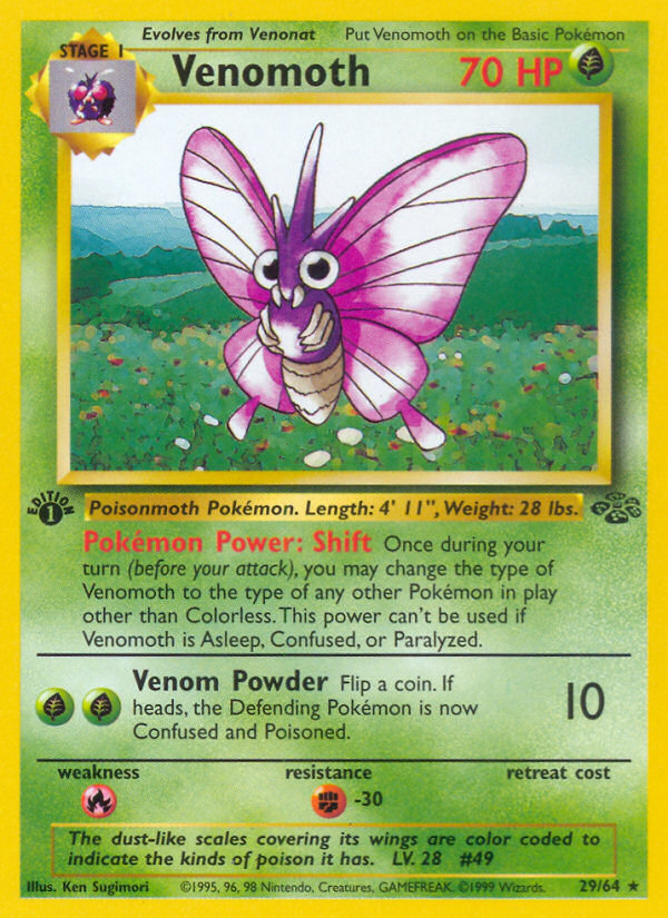 Venomoth — Jungle #029 / 64