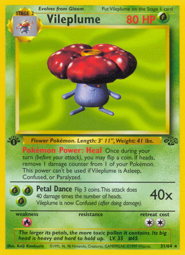 Vileplume — Jungle #031 / 64