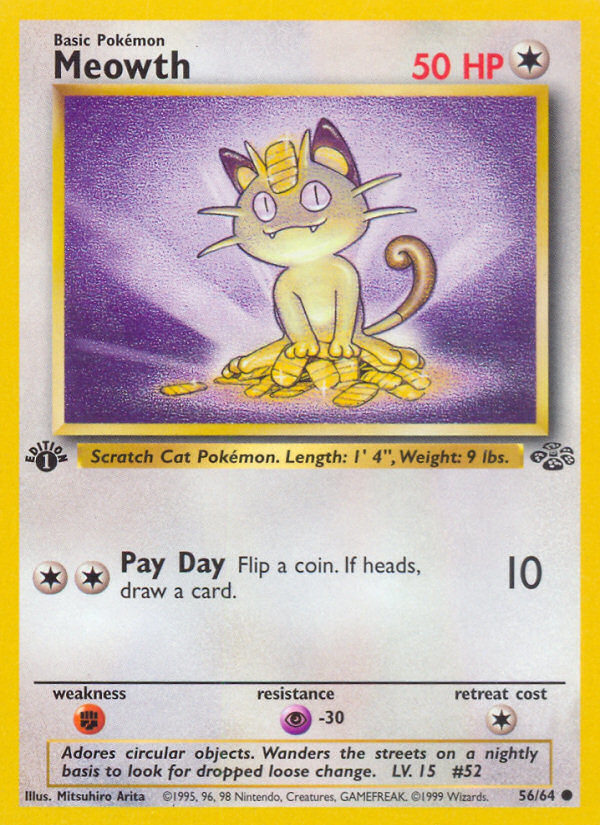 Meowth — Jungle #056 / 64