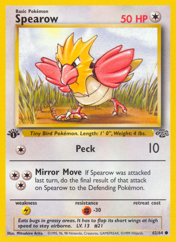 Spearow — Jungle #062 / 64