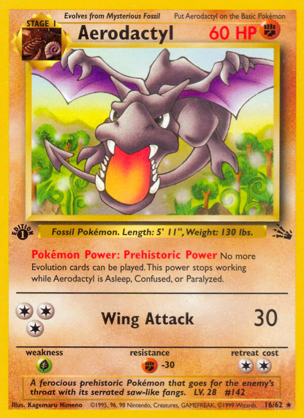 Aerodactyl — Fossil #016 / 62