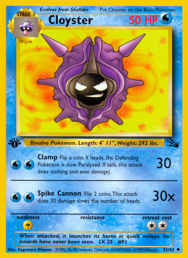 Cloyster — Fossil #032 / 62