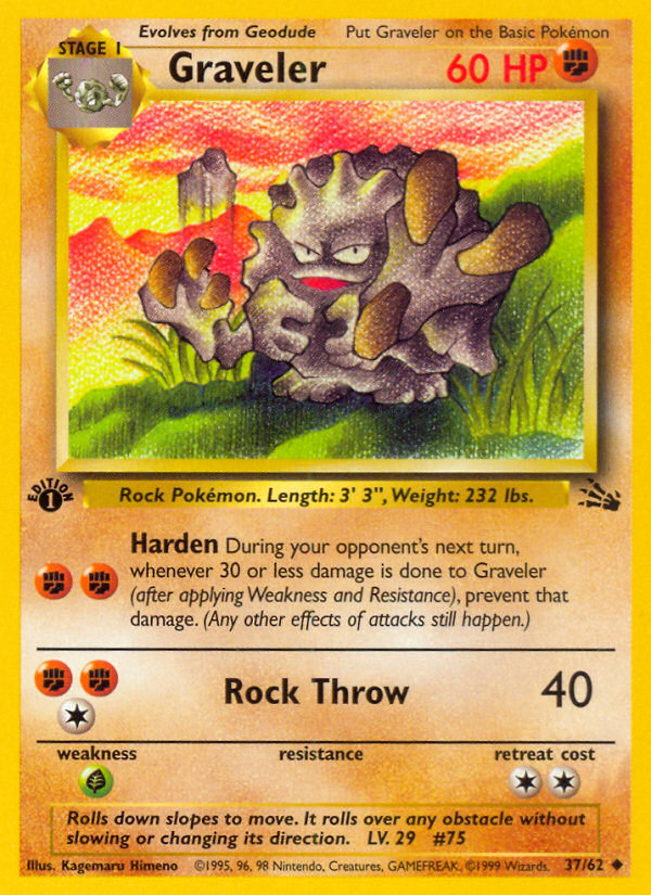 Graveler — Fossil #037 / 62