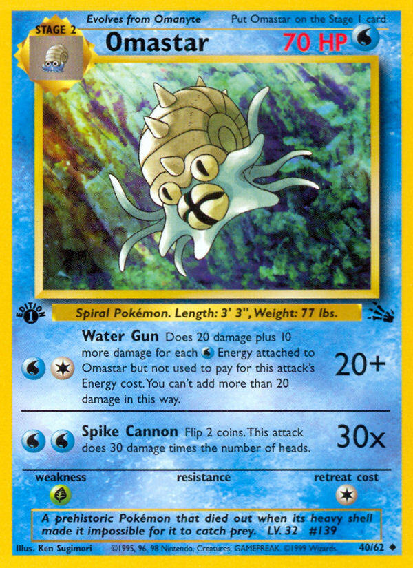 Omastar — Fossil #040 / 62