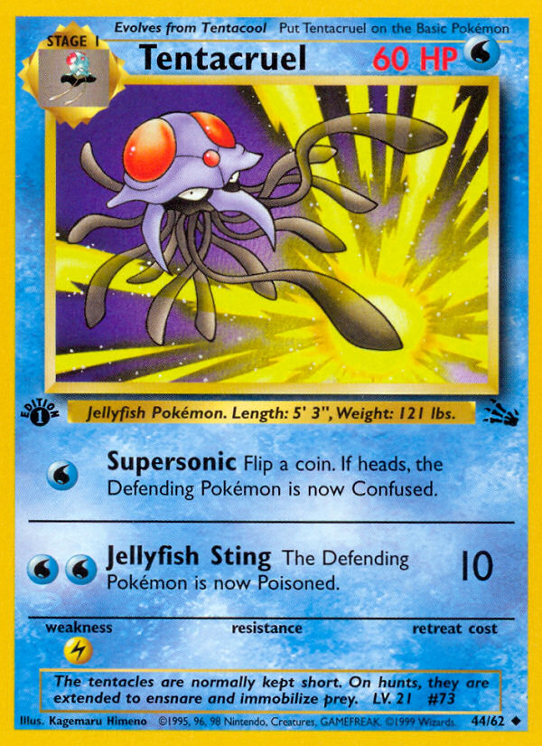 Tentacruel — Fossil #044 / 62