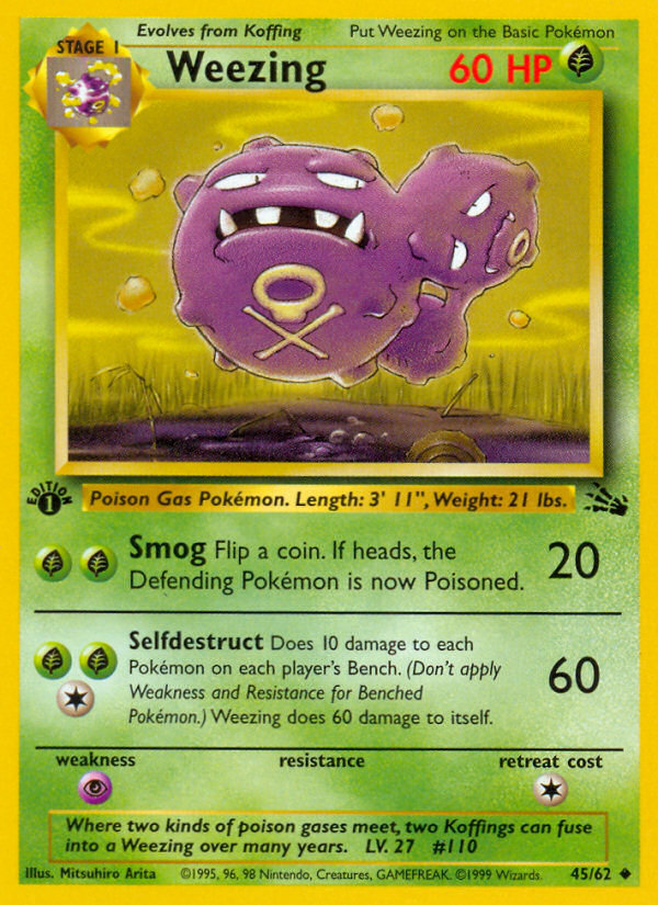 Weezing — Fossil #045 / 62