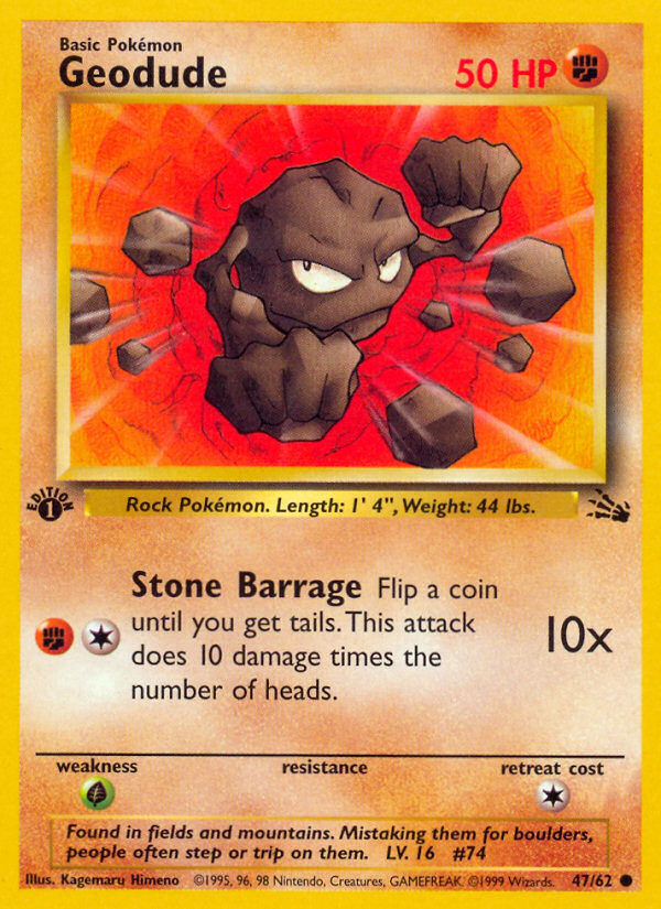 Geodude — Fossil #047 / 62