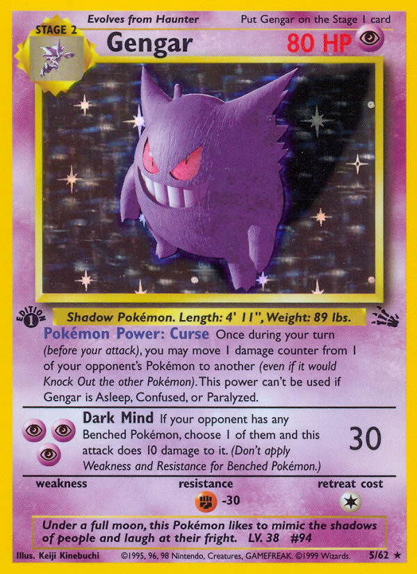 Gengar — Fossil #005 / 62