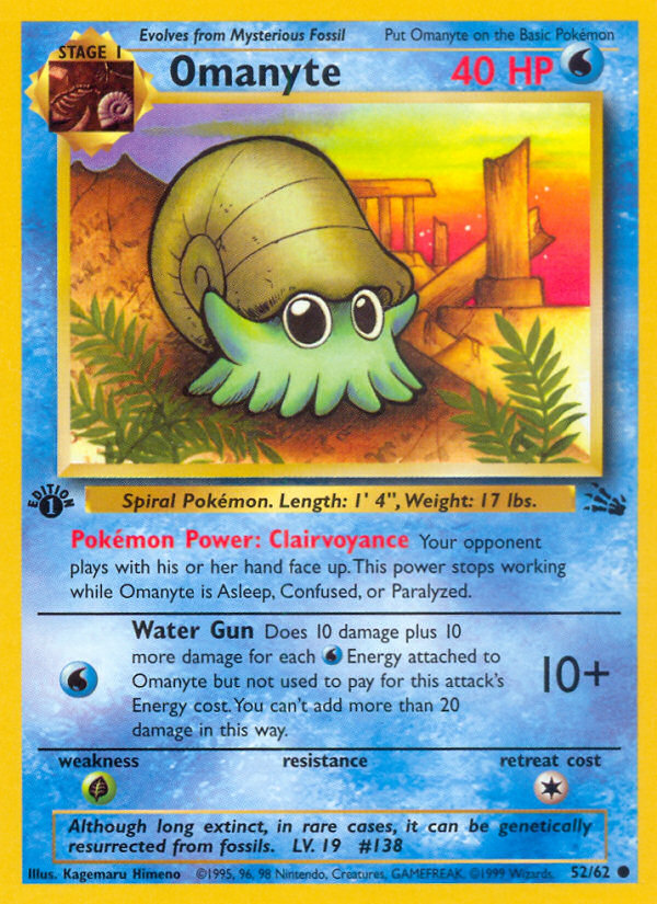 Omanyte — Fossil #052 / 62