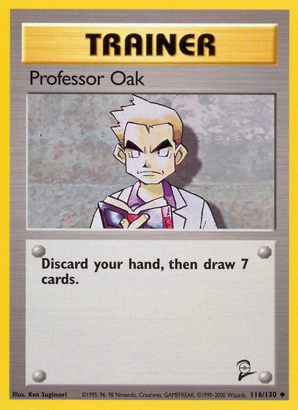 Professor Oak — Base Set 2 #116 / 130