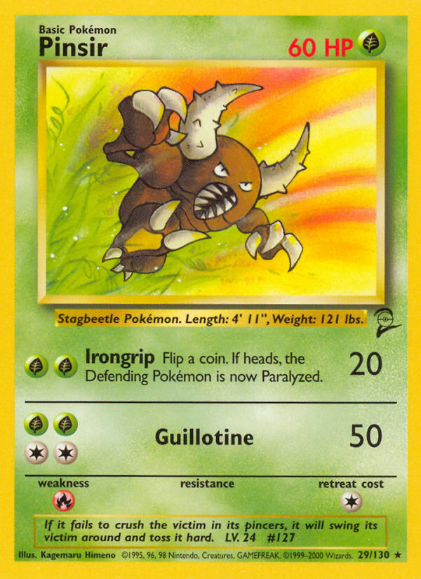 Pinsir — Base Set 2 #029 / 130