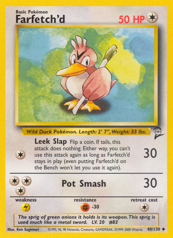 Farfetch'd — Base Set 2 #040 / 130