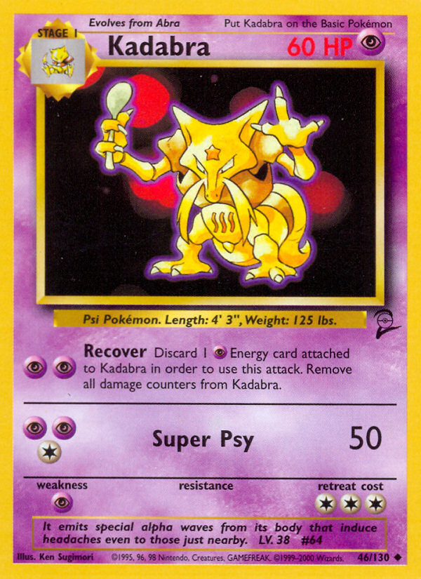 Kadabra — Base Set 2 #046 / 130
