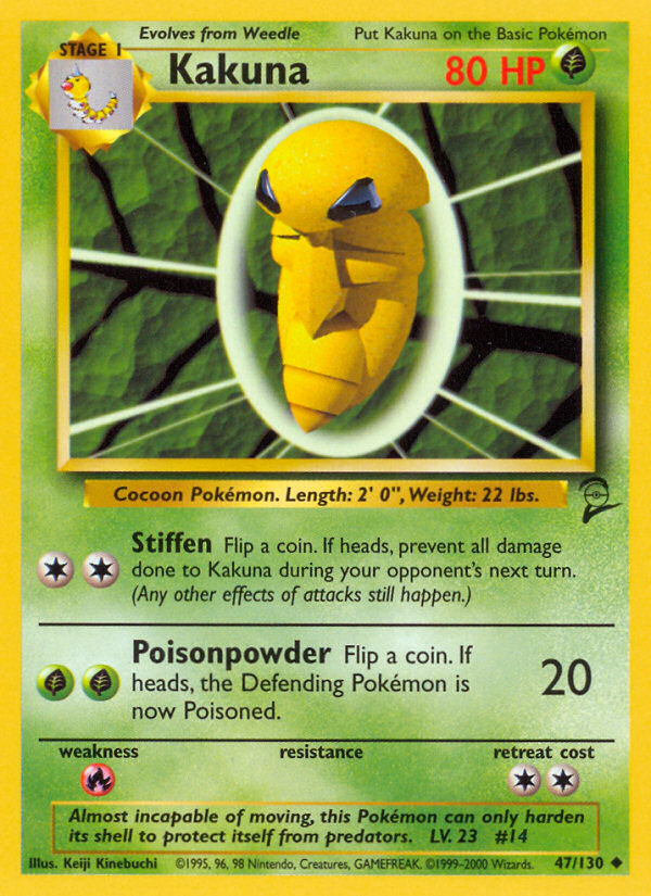 Kakuna — Base Set 2 #047 / 130